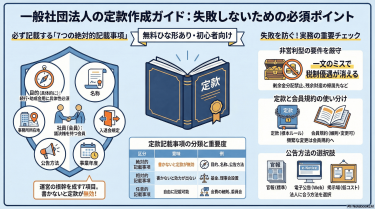 一般社団法人の定款を自分で作成する方法
